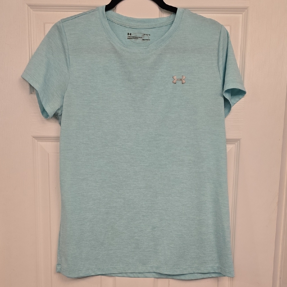 Under Armour Sky Blue Crew Neck Tee